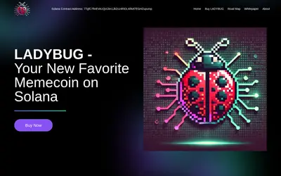 Website screenshot of LADYBUG (2026-05-22)