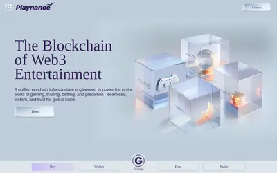 Website screenshot of Playnance (2026-05-21)