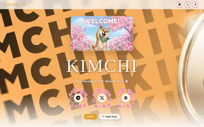 Website screenshot of Kimchi (CTO) (2026-04-26)