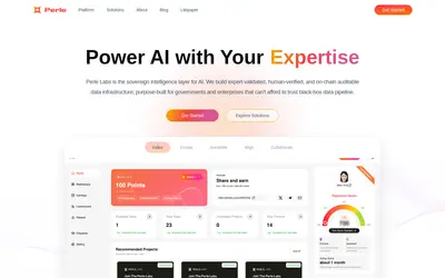Website screenshot of Perle (2026-05-22)