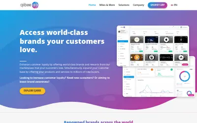 Website screenshot of qiibee foundation (2026-05-29)