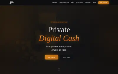 Website screenshot of JunoCash (2026-05-29)
