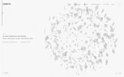 Website screenshot of isometric (2026-05-21)