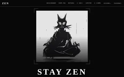 Website screenshot of ZEN (2026-05-21)