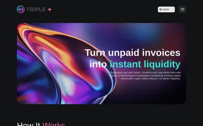 Website screenshot of Triple Plus (2026-04-25)