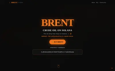 Website screenshot of Brent Crude (2026-04-24)