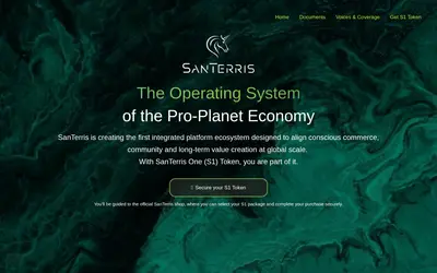 Website screenshot of SanTerris (2026-05-22)