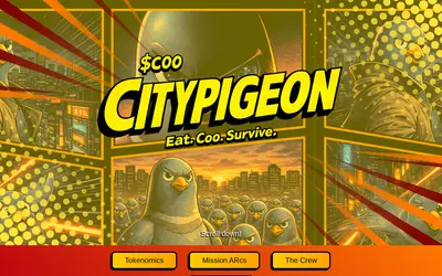 Website screenshot of CityPigeon (2026-04-26)