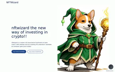 Website screenshot of nftwizard (2026-05-19)