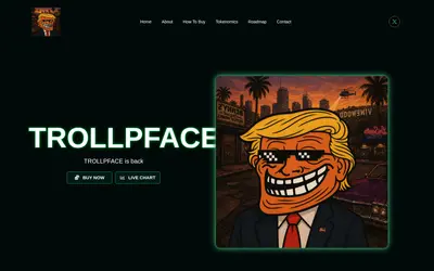 Website screenshot of Trollpface (2026-05-04)