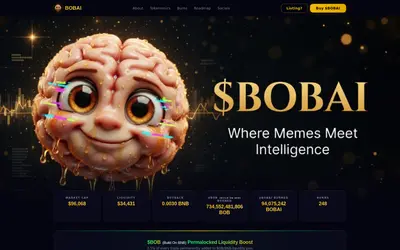 Website screenshot of Brain On BNB AI (2026-05-04)