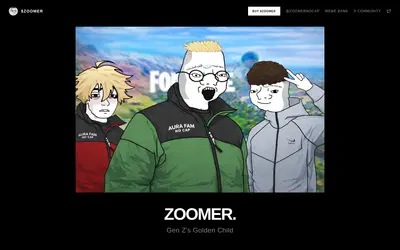 Website screenshot of Zoomer (2026-05-07)