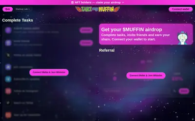 Website screenshot of MUFFIN (2026-05-08)