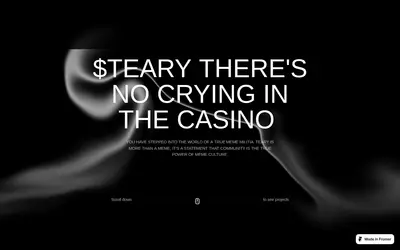 Website screenshot of CryingNTheCasino (2026-05-11)