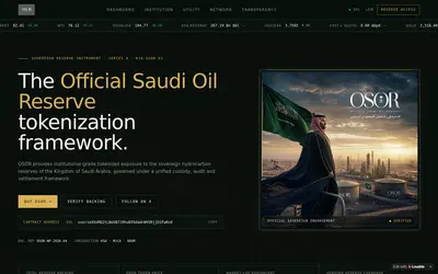 Website screenshot of Official Saudi Oil Reserve (2026-05-15)