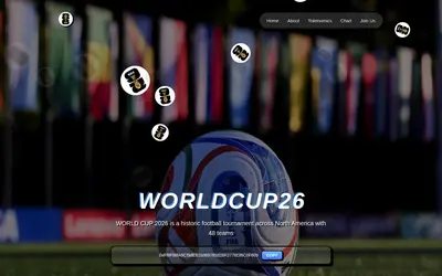 Website screenshot of WORLD CUP 2026 (worldcupcoin.vip) (2026-05-21)