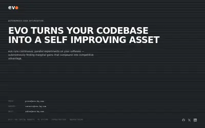 Website screenshot of evo (2026-05-24)