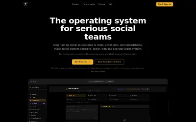 Website screenshot of TheContentForge (2026-05-24)