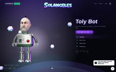 Website screenshot of SolAngeles (2026-05-25)