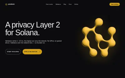 Website screenshot of Paraloom (2026-05-26)