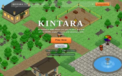 Website screenshot of Kintara (2026-05-26)