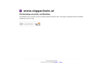 Website screenshot of Niggachain AI Layer 2 (2026-05-31)