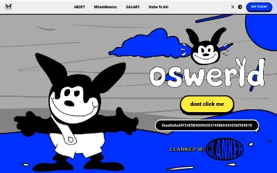 Website screenshot of Oswerld (2026-06-09)
