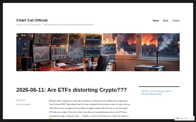 Website screenshot of Chart cat official (2026-06-12)