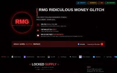Website screenshot of Ridiculous Money Glitch (2026-06-13)