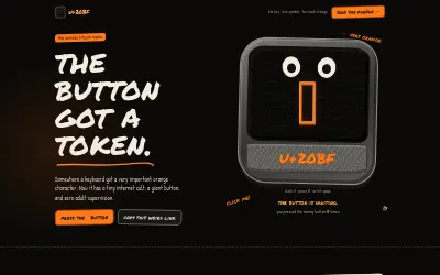 Website screenshot of U20BF (2026-06-22)