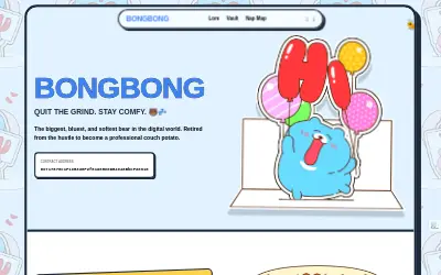 Website screenshot of BONGBONG (2026-06-24)
