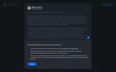 Website screenshot of Core MSCI Emerging Markets Tokenised ETF (xStock) (2026-06-29)