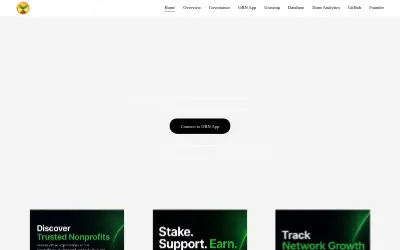 Website screenshot of Olive Branch Network (2026-06-30)