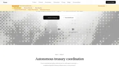 Website screenshot of Nave Shares (2026-07-01)