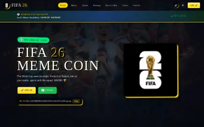 Website screenshot of FIFA2026 Coin (2026-07-02)