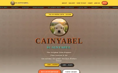 Website screenshot of Cain y Abel (2026-07-04)