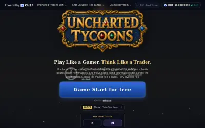 Website screenshot of CHEF Universe (2026-07-07)