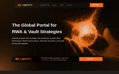 Website screenshot of XEFFY (2026-07-08)