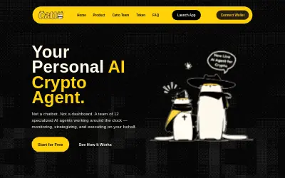 Website screenshot of Cattoverse (2026-07-08)