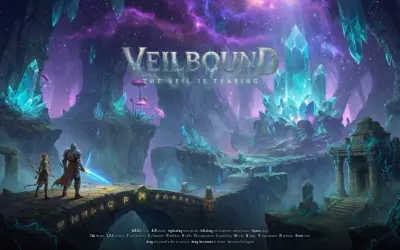 Website screenshot of Veilbound (2026-07-09)