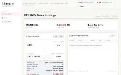 Website screenshot of Pension (2026-07-12)