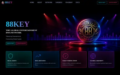 Website screenshot of 88 KEY (2026-07-13)