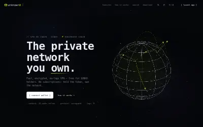 Website screenshot of unknown0 (2026-07-13)