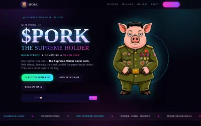 Website screenshot of KIM PORK UN (2026-07-14)