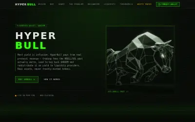 Website screenshot of Hyper Bull (2026-07-15)