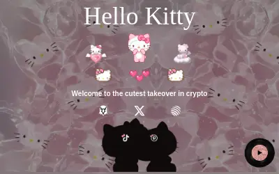 Website screenshot of Hello Kitty (2026-07-20)