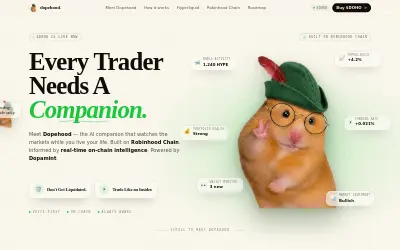 Website screenshot of Dopehood (2026-07-21)