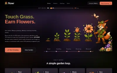 Website screenshot of flowr (2026-07-21)