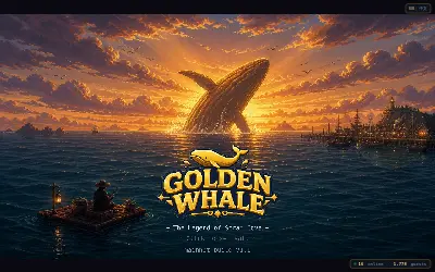 Website screenshot of The Golden Whale (2026-07-22)