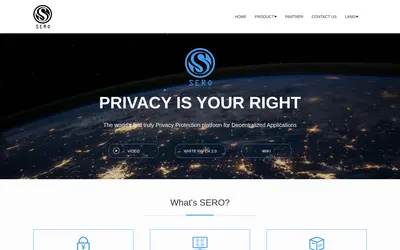 Website screenshot of Super Zero (2026-04-21)
